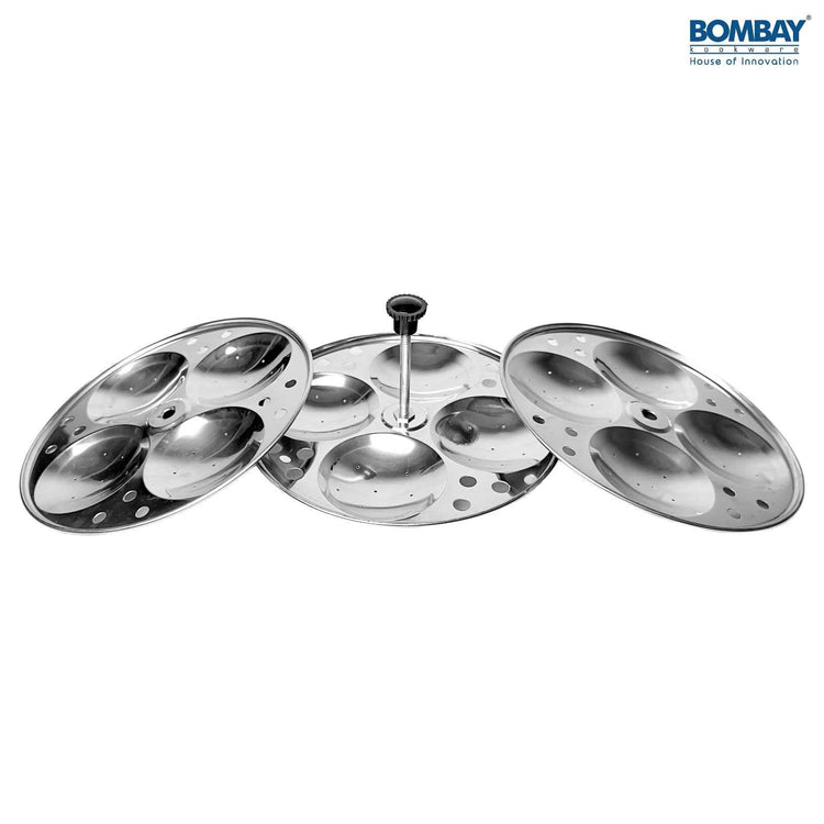 Stainless Steel Idli 3 Plate Set