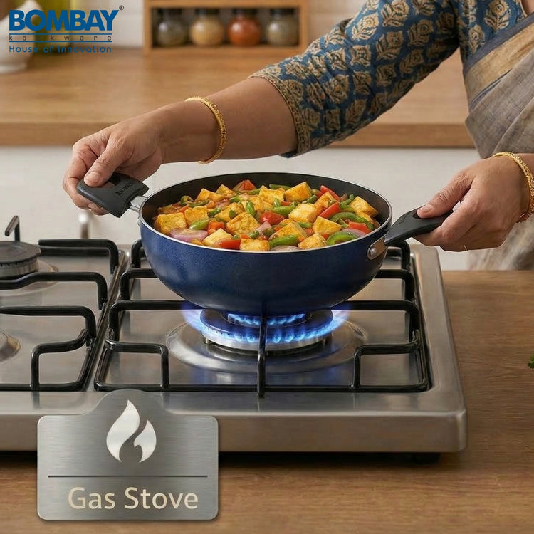 Non-Stick Kadai | 20 cm | 1.6 L | Non-Induction Base