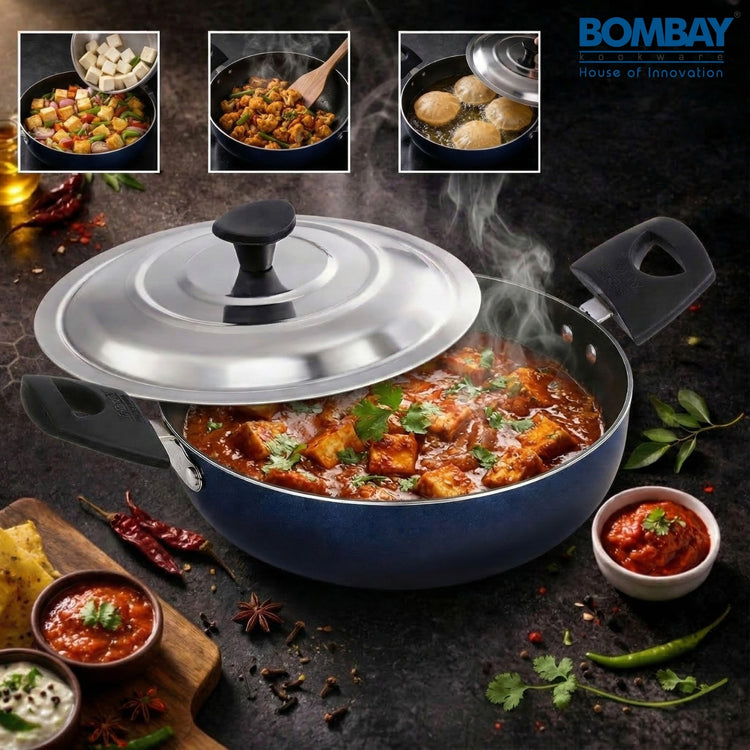Non-Stick Kadai | 20 cm | 1.6 L | Non-Induction Base