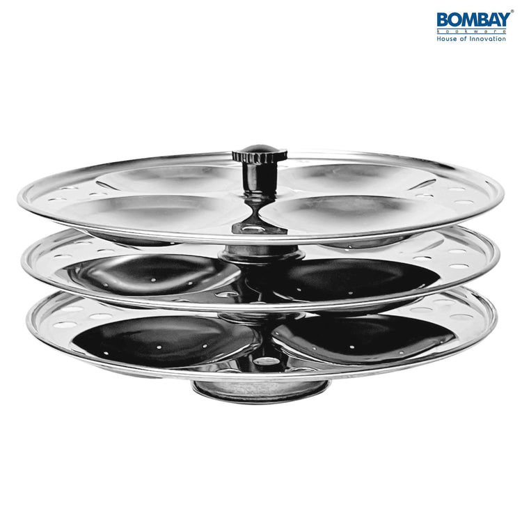 Stainless Steel Idli 3 Plate Set