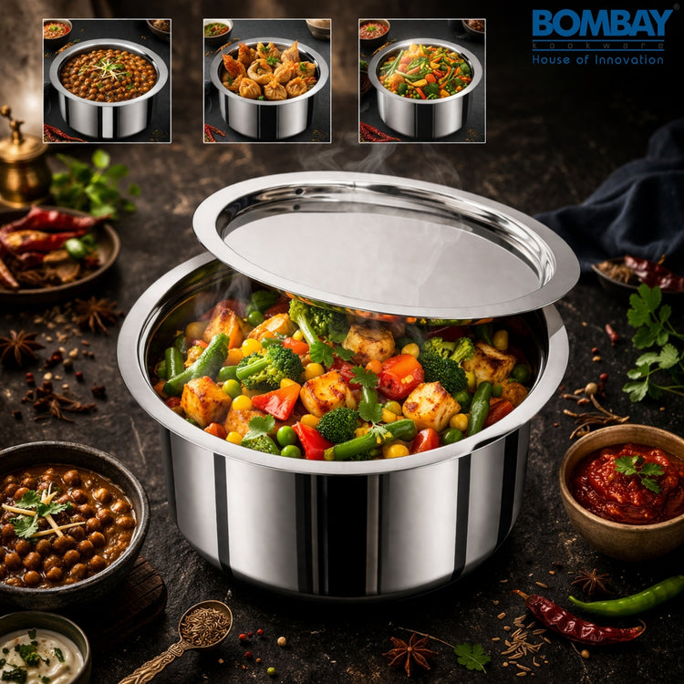 Stainless Steel Patela 2.2 Ltr With Steel Lid