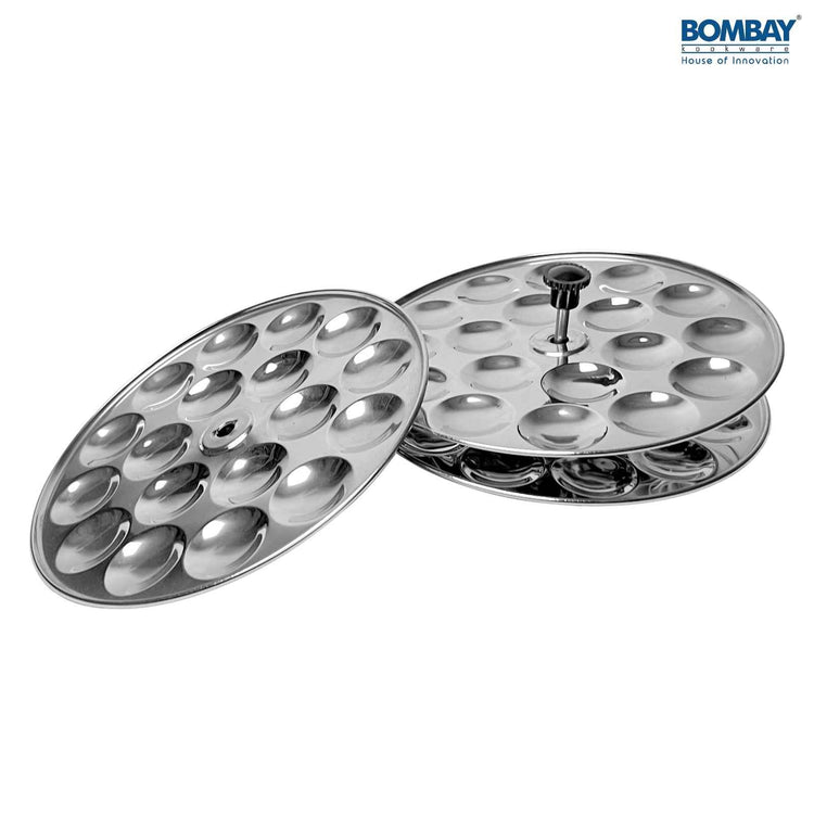 Stainless Steel 54 Mini Idli 3 Plate