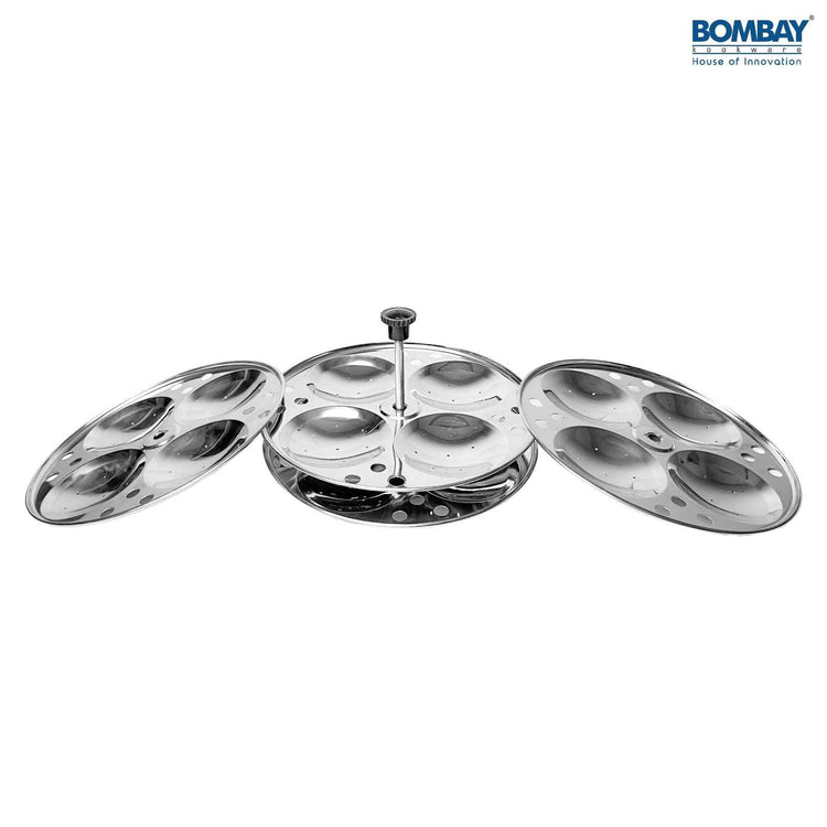 Stainless Steel Idli 4 Plate Set