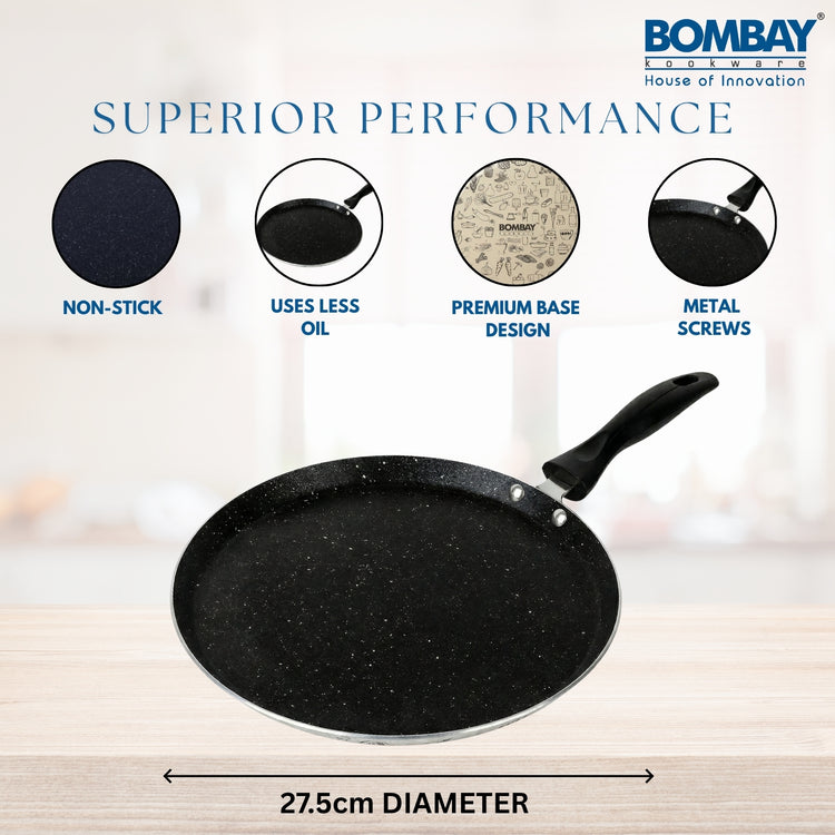 Kala Kruti Non-Stick Dosa Tawa | 28 cm