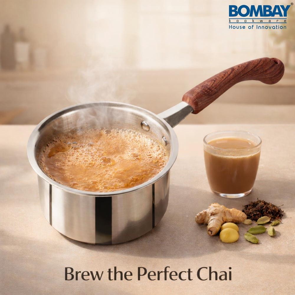 Triply Sauce Pan 14 cm, Induction Base