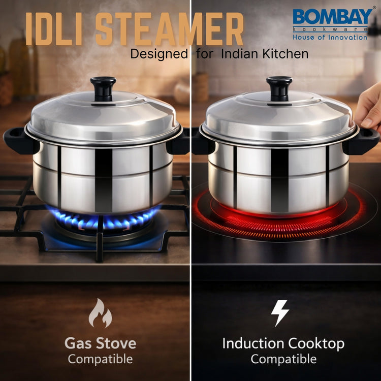 Idly Steamer,4 Plates, Induction Compatible