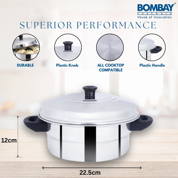 Idly Steamer,4 Plates, Induction Compatible