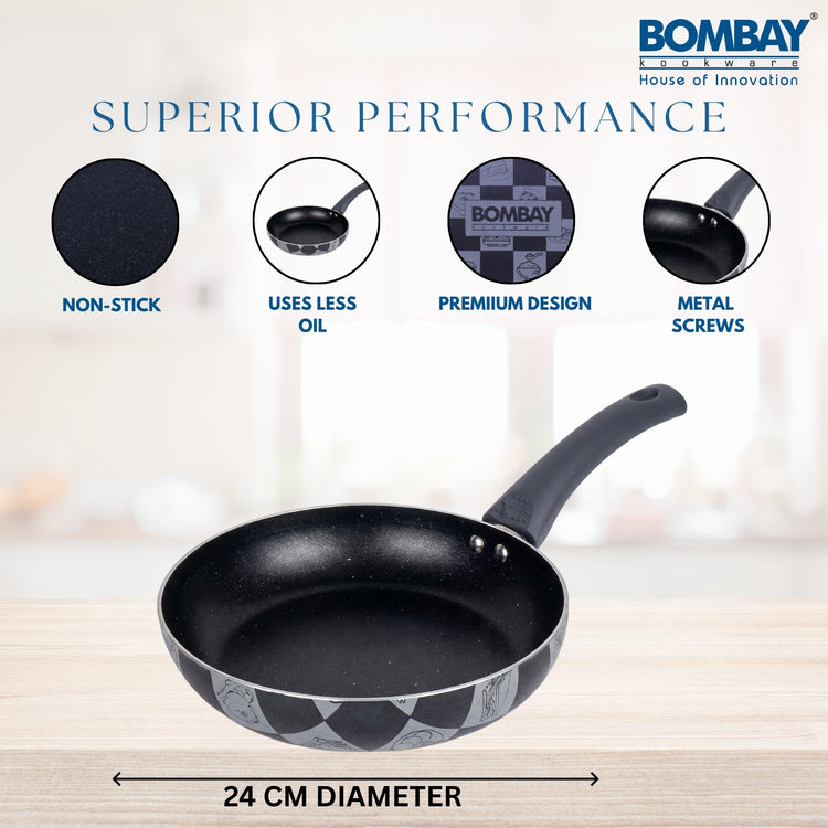 Kala Kruti Non-Stick Fry Pan | 24 cm
