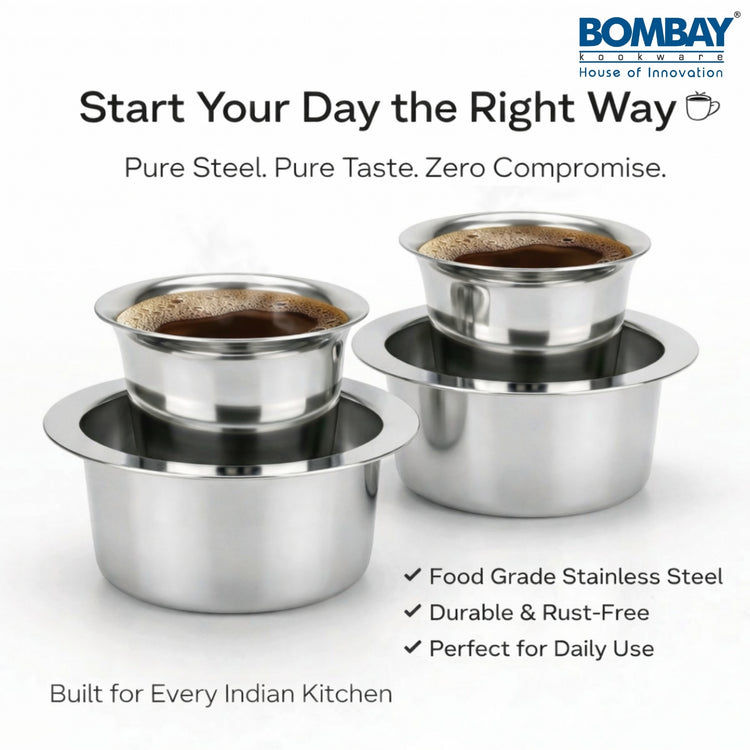Stainless Steel Dabara set of 4
