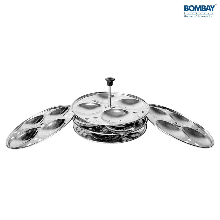 Stainless Steel Idli 5 Plate Set