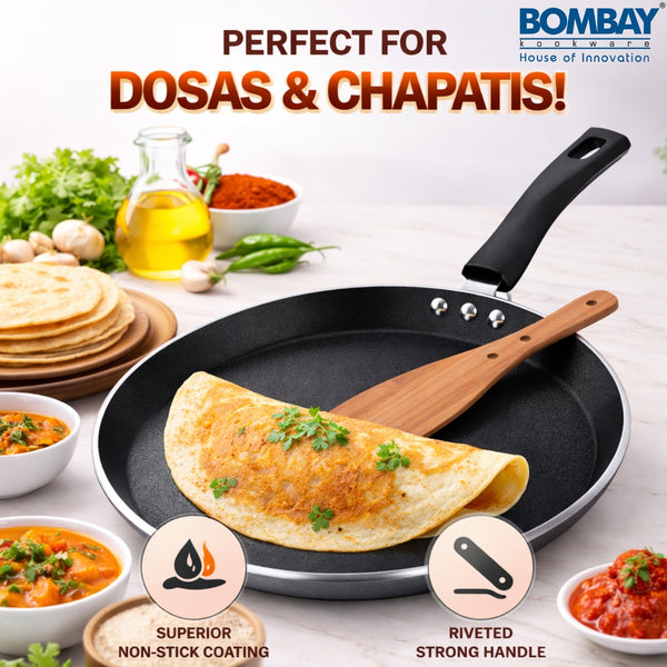 Non-Stick Tawa Pan | 27 cm | Non-Induction Base