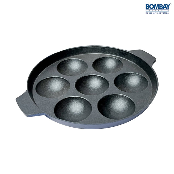 Non-Stick Appam Maker | 7 Cavity | Stainless Steel Lid