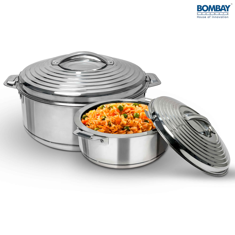 Della Casserole Set Pack Of 2, 2700ml & 1000ml
