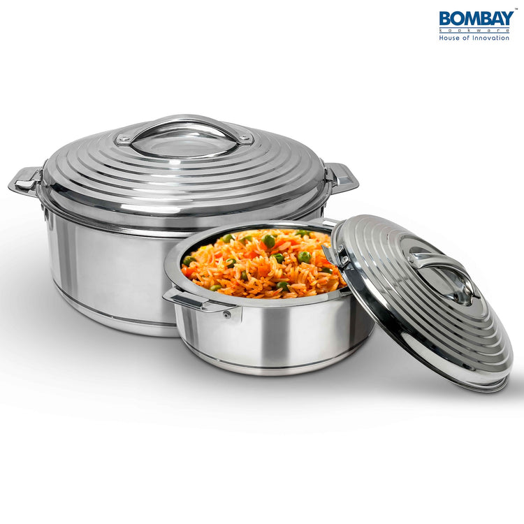 Della Casserole Set Pack Of 2, 2700ml & 1000ml
