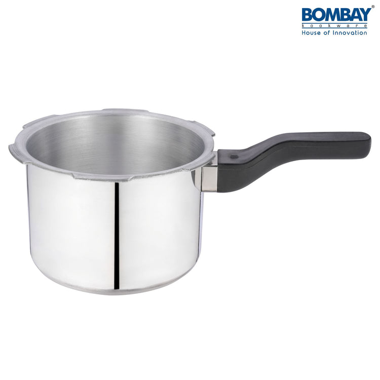 Induction Base Aluminium Pressure Cooker with Outer Lid | 3 L Capacity | Silver 1.0 PIECE