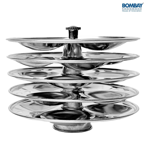 Stainless Steel Idli 5 Plate Set