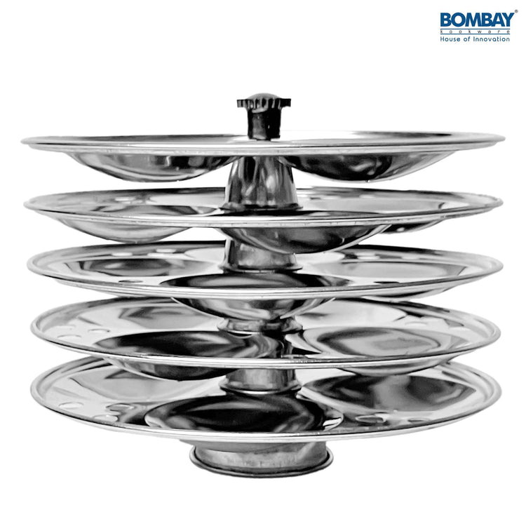 Stainless Steel Idli 5 Plate Set