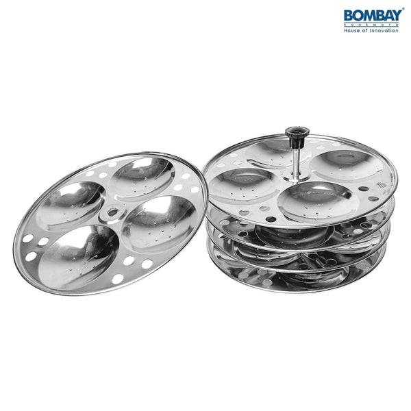 Stainless Steel Idli 5 Plate Set