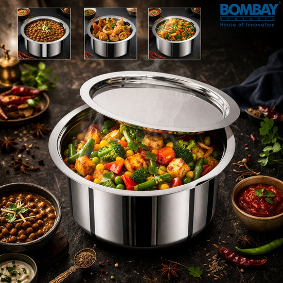 Stainless Steel Patela 2.2 Ltr With Steel Lid