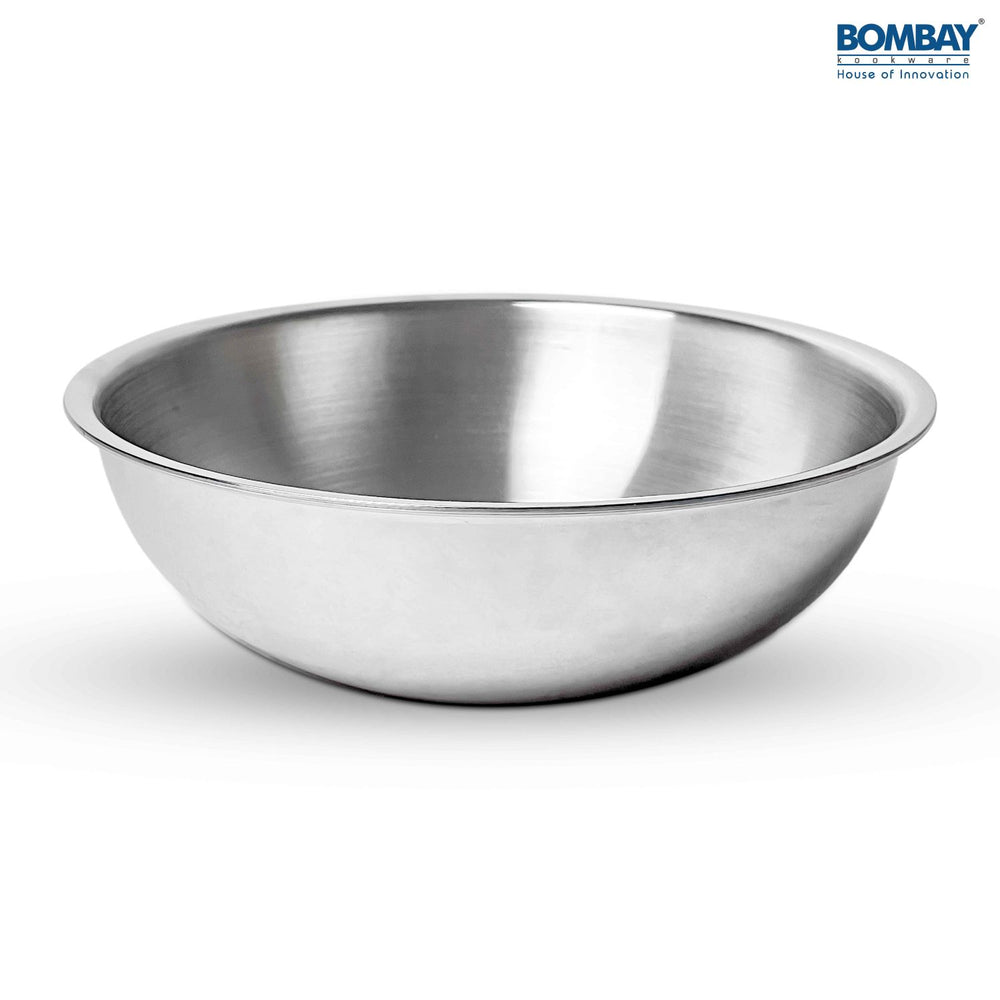 Stainless Steel Triply Tasla 26 cm kadai without handle,Induction Base