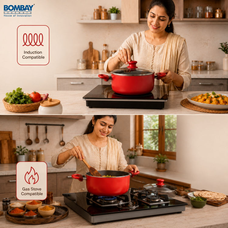 Biryani Pot | 24 cm | 4 L | Induction Compatible