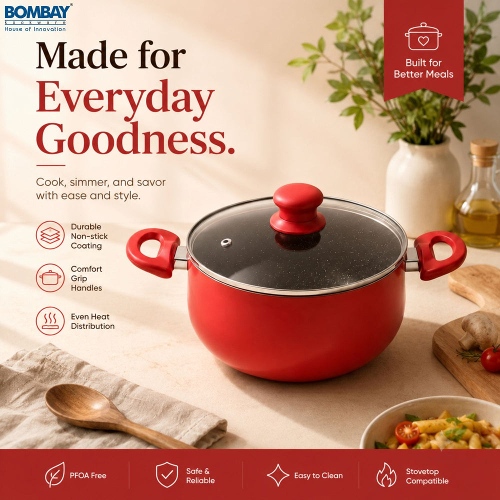 Biryani Pot | 24 cm | 4 L | Induction Compatible