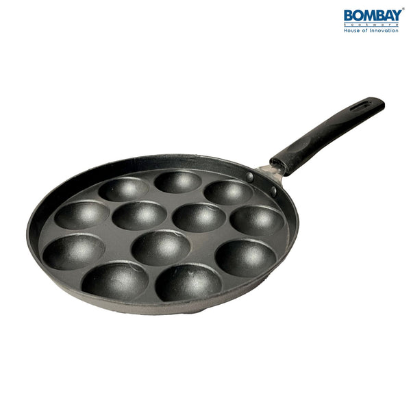 Non-Stick Appam Maker | 12 Cavity | Stainless Steel Lid